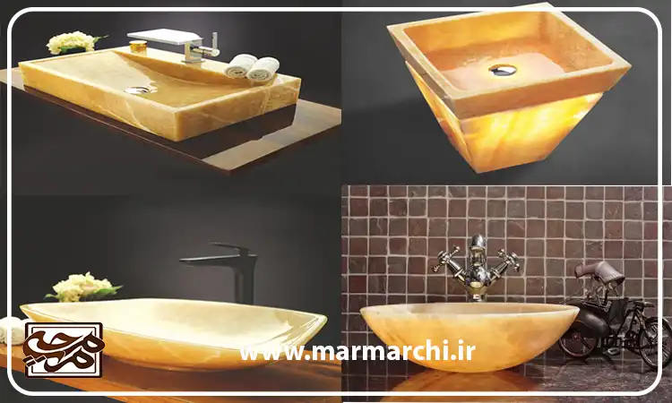 روشویی های سنگ مرمر